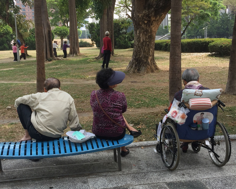 台灣明年將步入超高齡社會，預估2070年台灣老年人口占總人口比率將達46.5%。(示意圖：中央社)