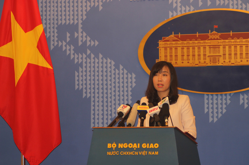 越南外交部發言人黎氏秋恆(Le Thi Thu Hang)今天(26日)指控中國在南海爭議海域進行軍事演習，侵犯了越南主權，並說，北京的舉動讓建立「南海行為準則」的談判複雜化。(資料圖：中央社)