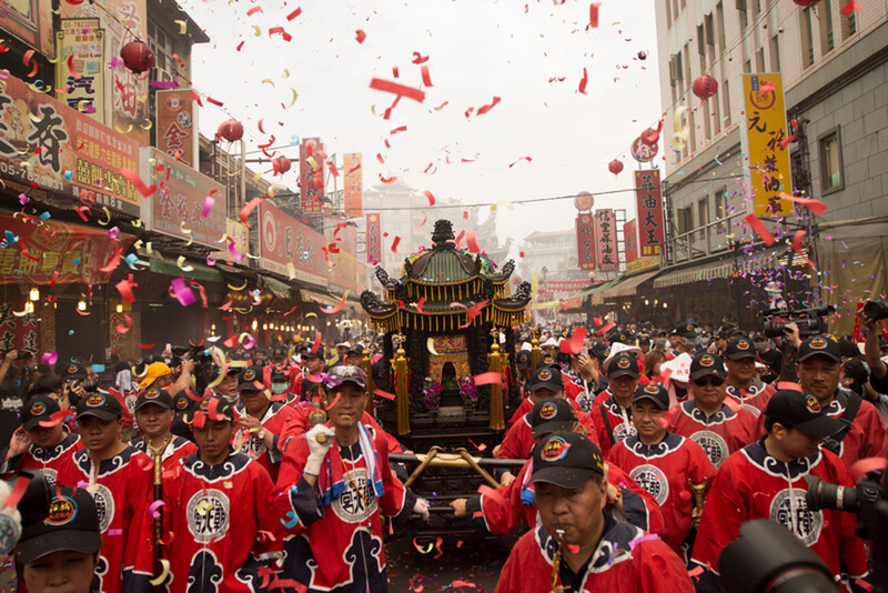圖為北港媽祖往年遶境盛況。（資料照片/ 北港朝天宮提供）(圖：中央社)