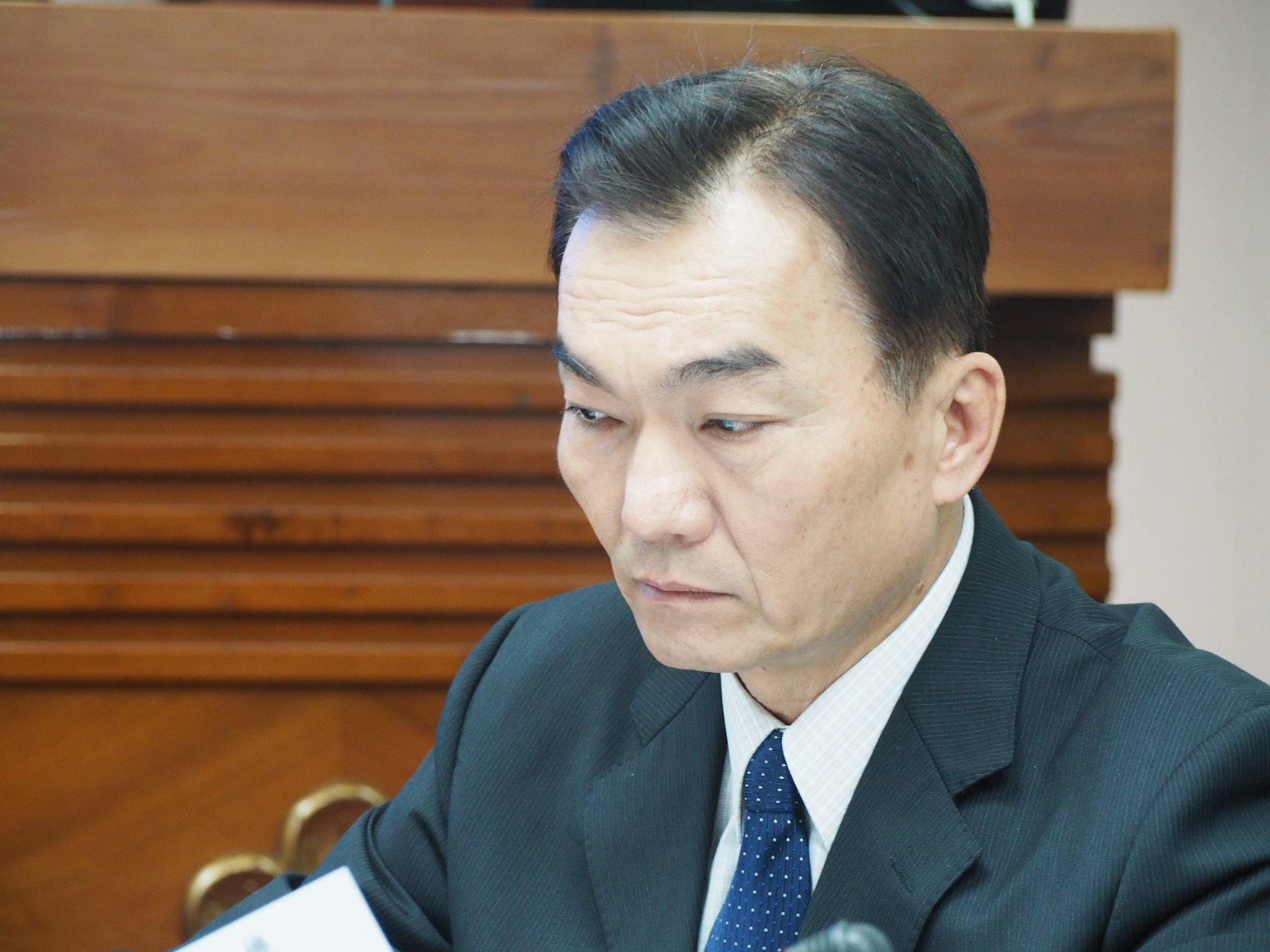 海軍參謀長李宗孝。(蕭照平攝)