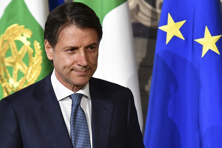 義大利總理孔蒂(Giuseppe Conte) 今(9日)表示羅馬當局將推出一帖「大型休克療法」，進一步擴大開支，藉此抵銷武漢肺炎可能帶來的經濟衝擊。(AFP)