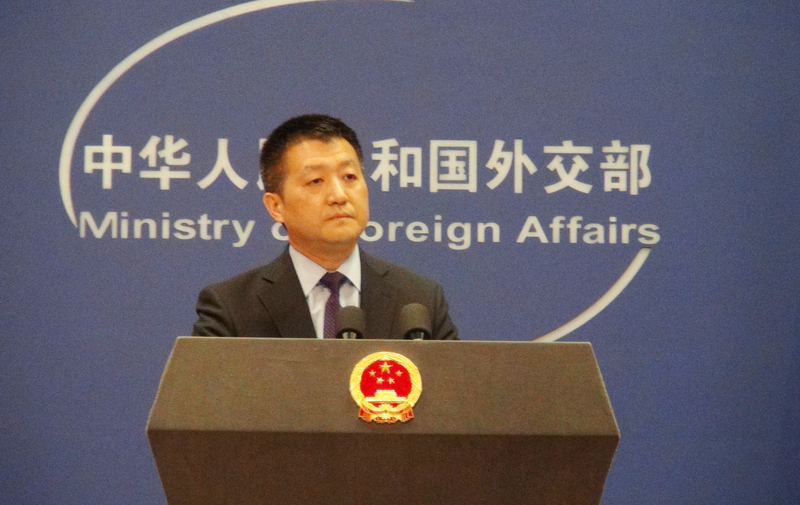 中國外交部發言人陸慷。(資料照片/CNA)