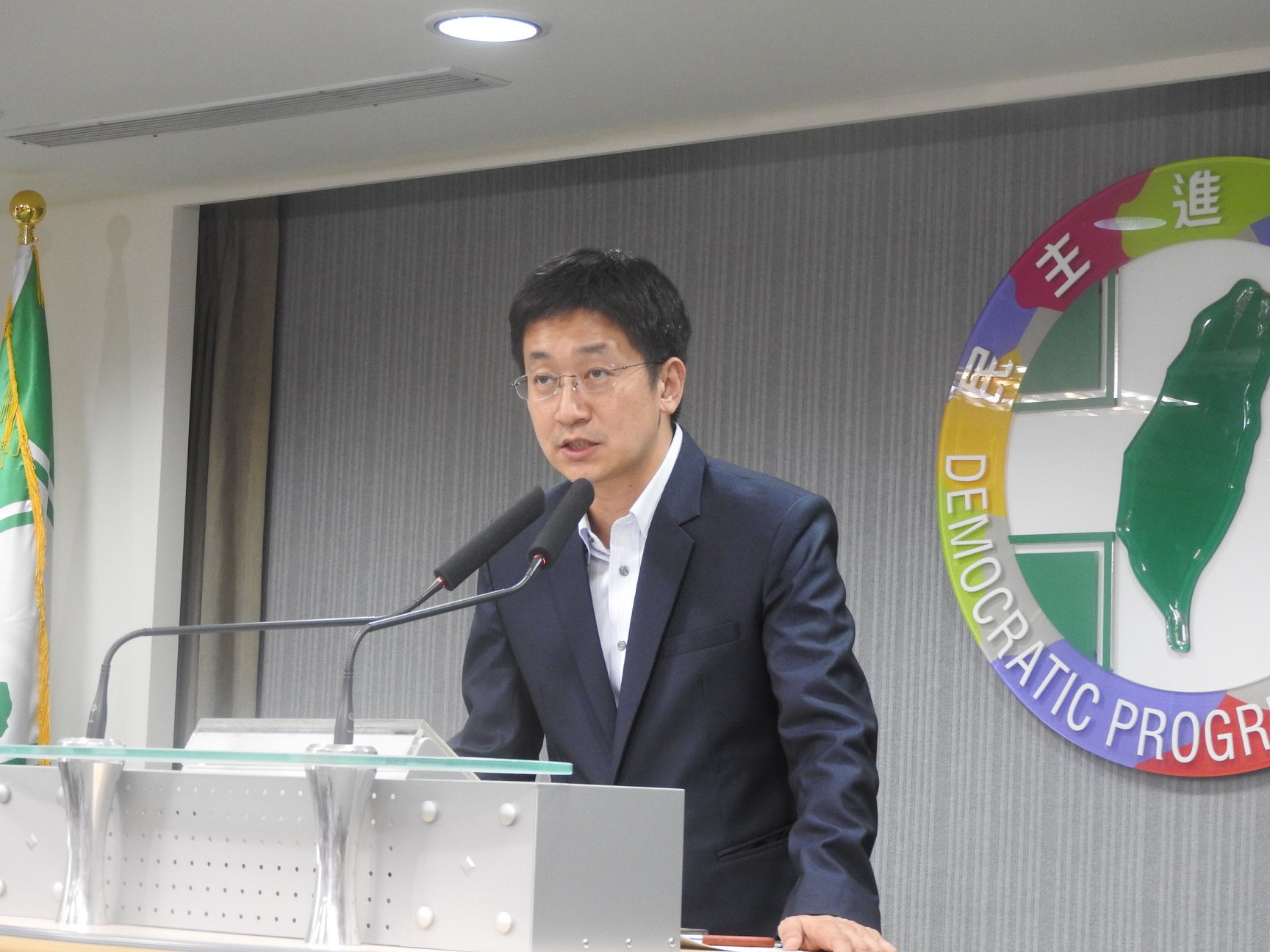 民進黨團幹事長蔡適應表示，目前疫情趨緩，黨中央與行政部門正規劃重啟地方說明會，讓民眾瞭解相關政策。（資料照/劉玉秋 攝）