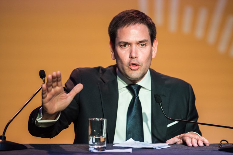 美國聯邦參議員盧比歐(Marco Rubio) (AFP)