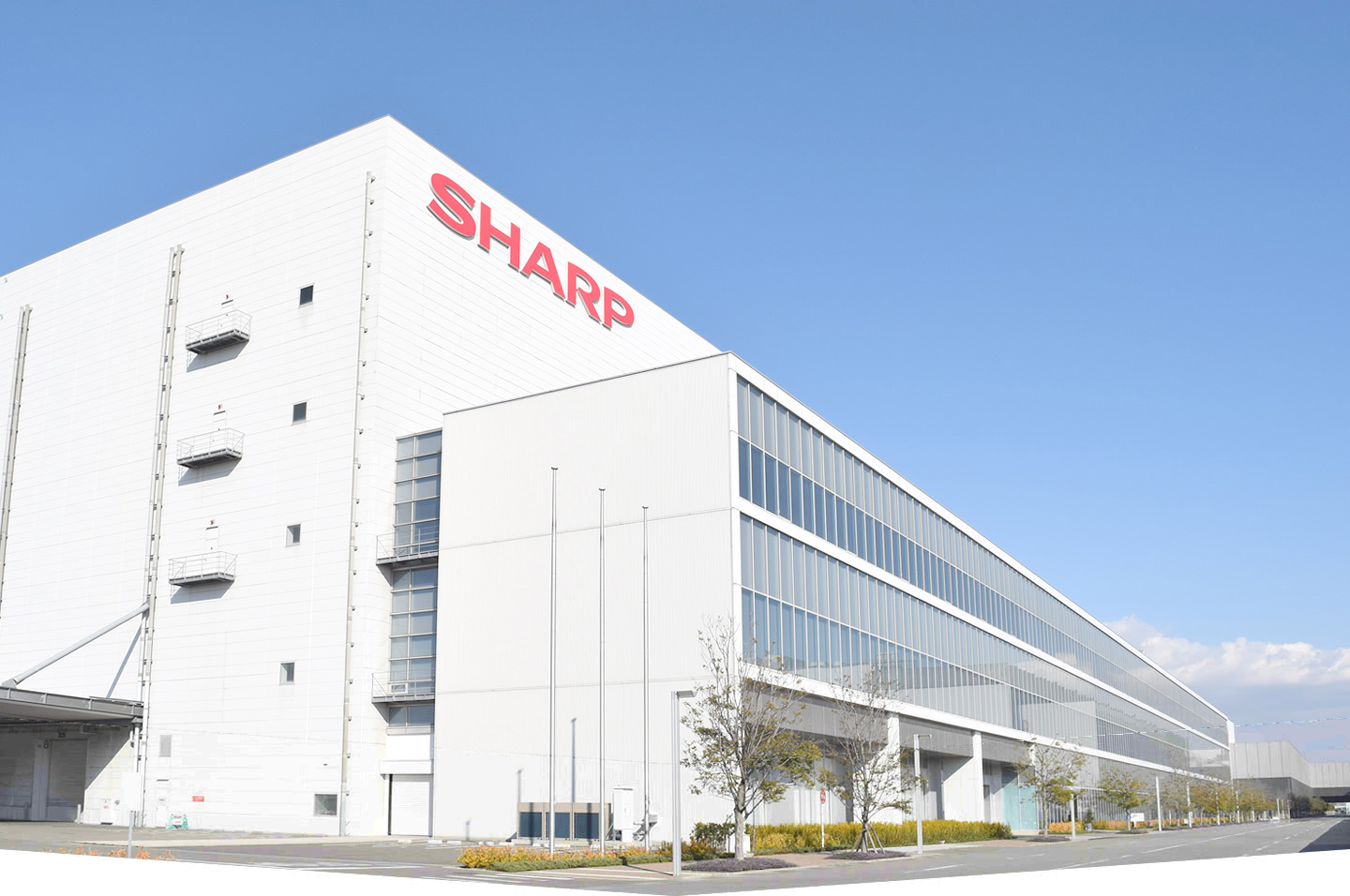 位於大阪府堺市夏普液晶面板工廠堺工廠。(取自夏普官網)