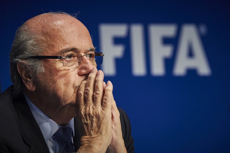 國際足球總會(FIFA)前主席布萊特(Sepp Blatter)。(AFP)