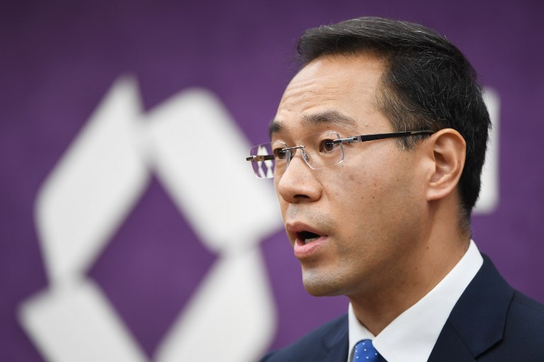 中國商務部發言人高峰13日表示，歡迎美國代表團到北京就雙方棘手的貿易問題進行談判。(AFP)