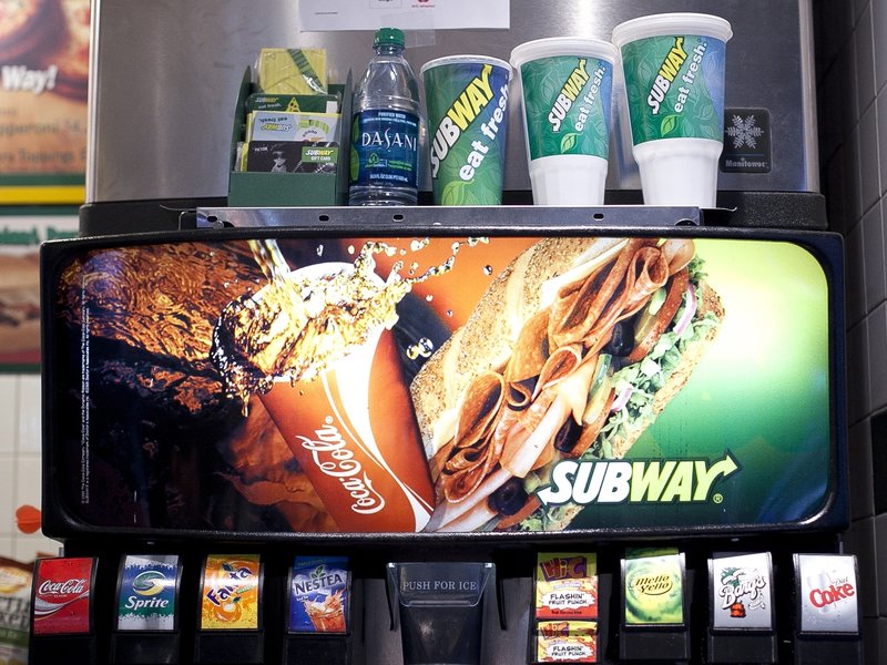 大杯含糖飲料 (AFP)