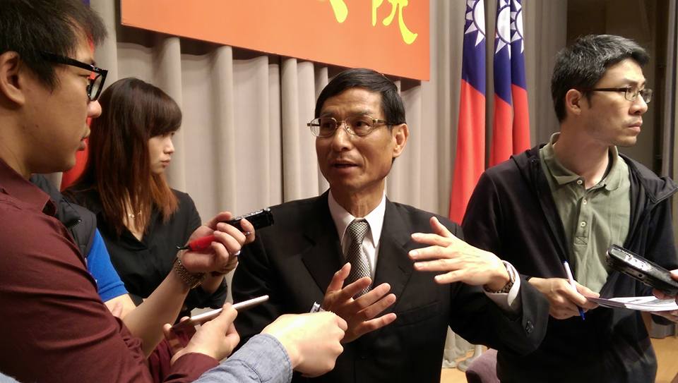 政務委員林萬億。(王韋婷攝)