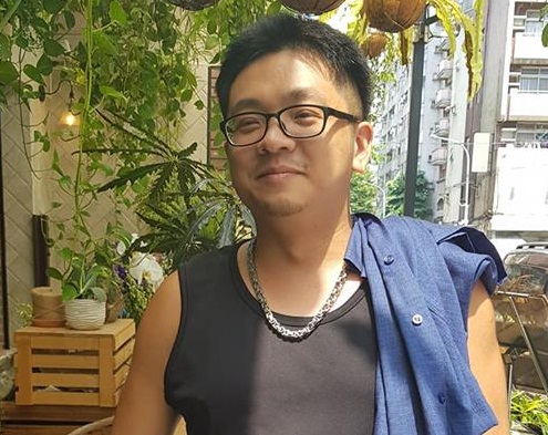 林立青以「做工的人」一書成為受矚目新作家，最近再推出新書「如此人生」，繼續為社會底層工作者發聲。(江昭倫 攝)