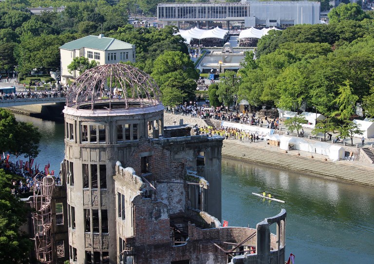 日本廣島(Hiroshima)原子彈爆炸75周年。(資料照片/AFP)