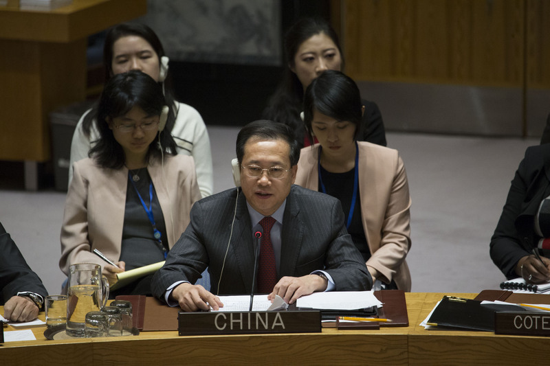 中國外交部副部長馬朝旭要求美方阻止香港人權法案成法，否則將反制。(圖：中央社)