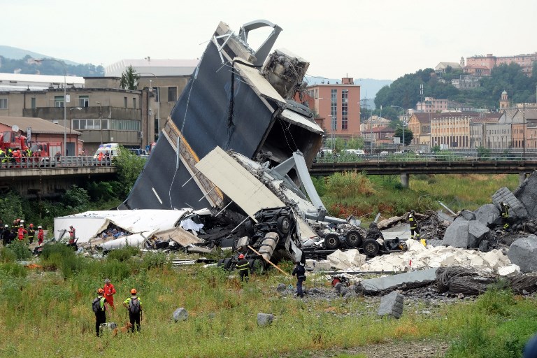 義北高架橋。（AFP）