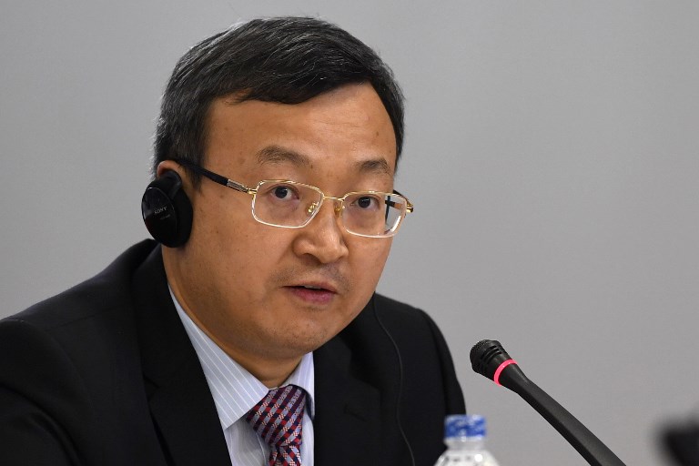 中國商務部前副部長兼國際貿易談判代表王受文。(資料照片/AFP)
