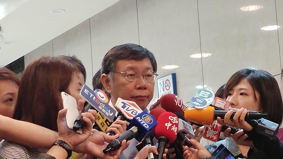 台北市長柯文哲。(劉玉秋 攝)