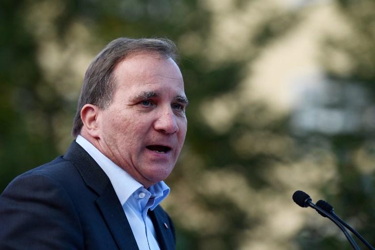 瑞典總理勒夫文(Stefan Lofven) (AFP)