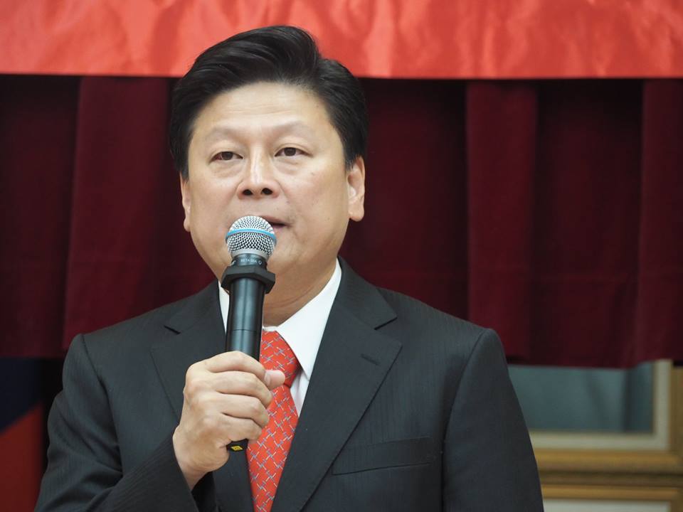 花蓮縣前縣長傅崐萁。(央廣檔案照片/蕭照平攝)