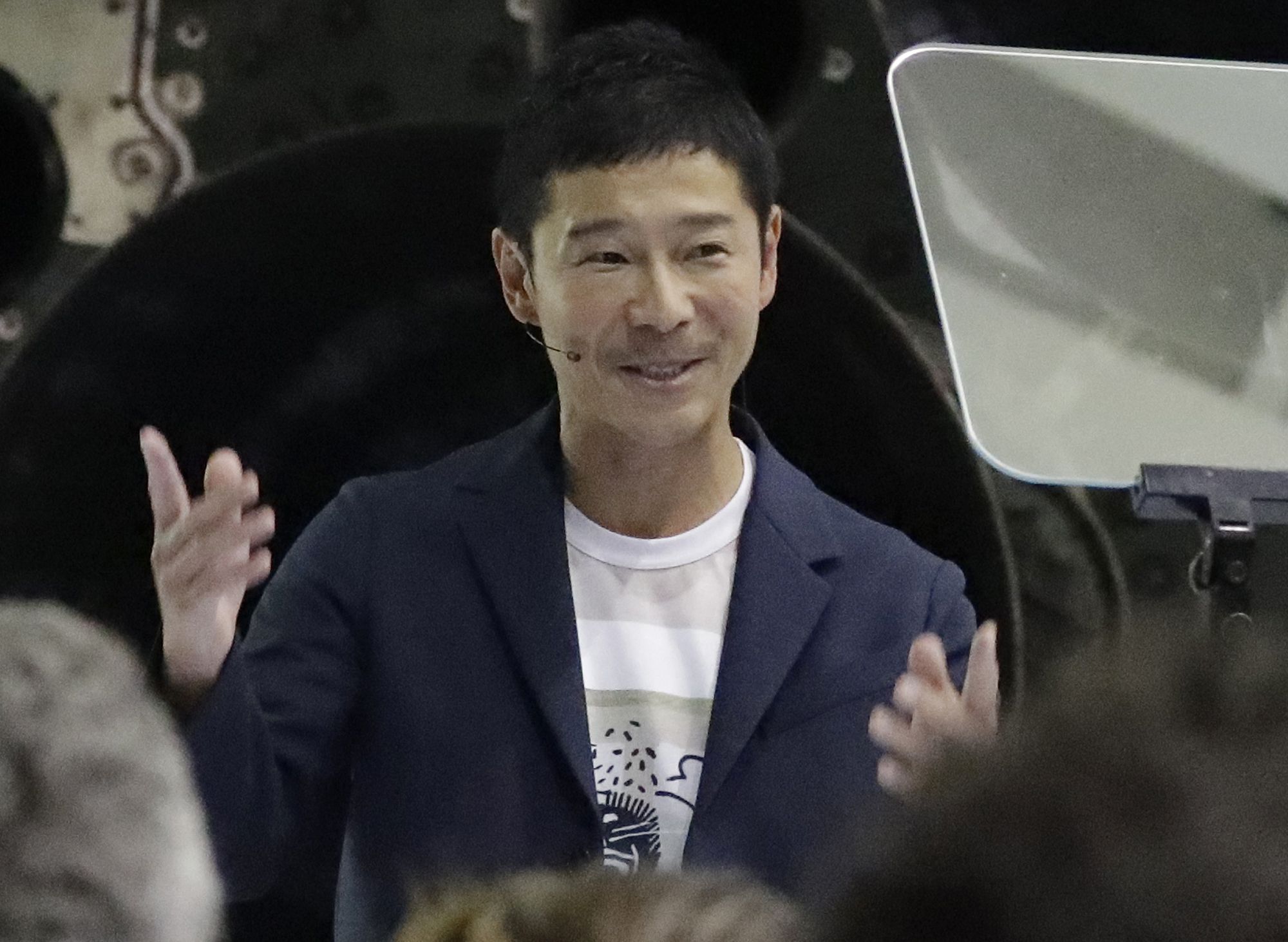 日本富豪前澤友作(Yusaku Maezawa)。(AP\達志影像)