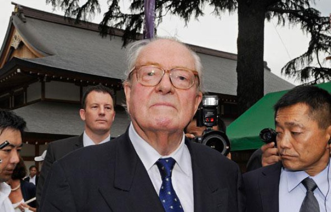 法國極右政黨「民族陣線」創辦人尚馬力．雷朋（Jean-Marie Le Pen）今天（7日）逝世，享耆壽96歲。 (資料照/AFP)