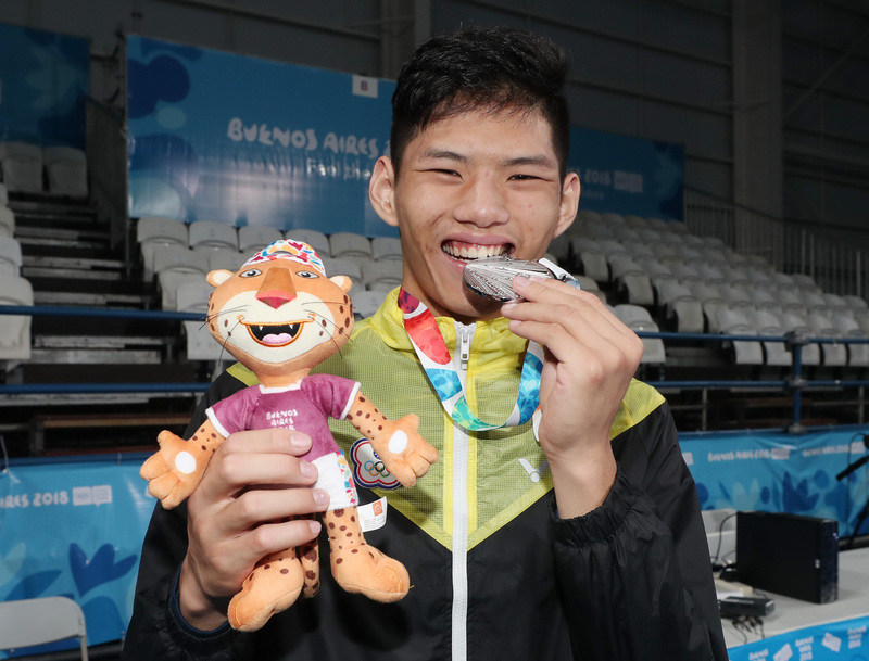 中華跆拳道好手李孟恩。(資料照片/CNA)