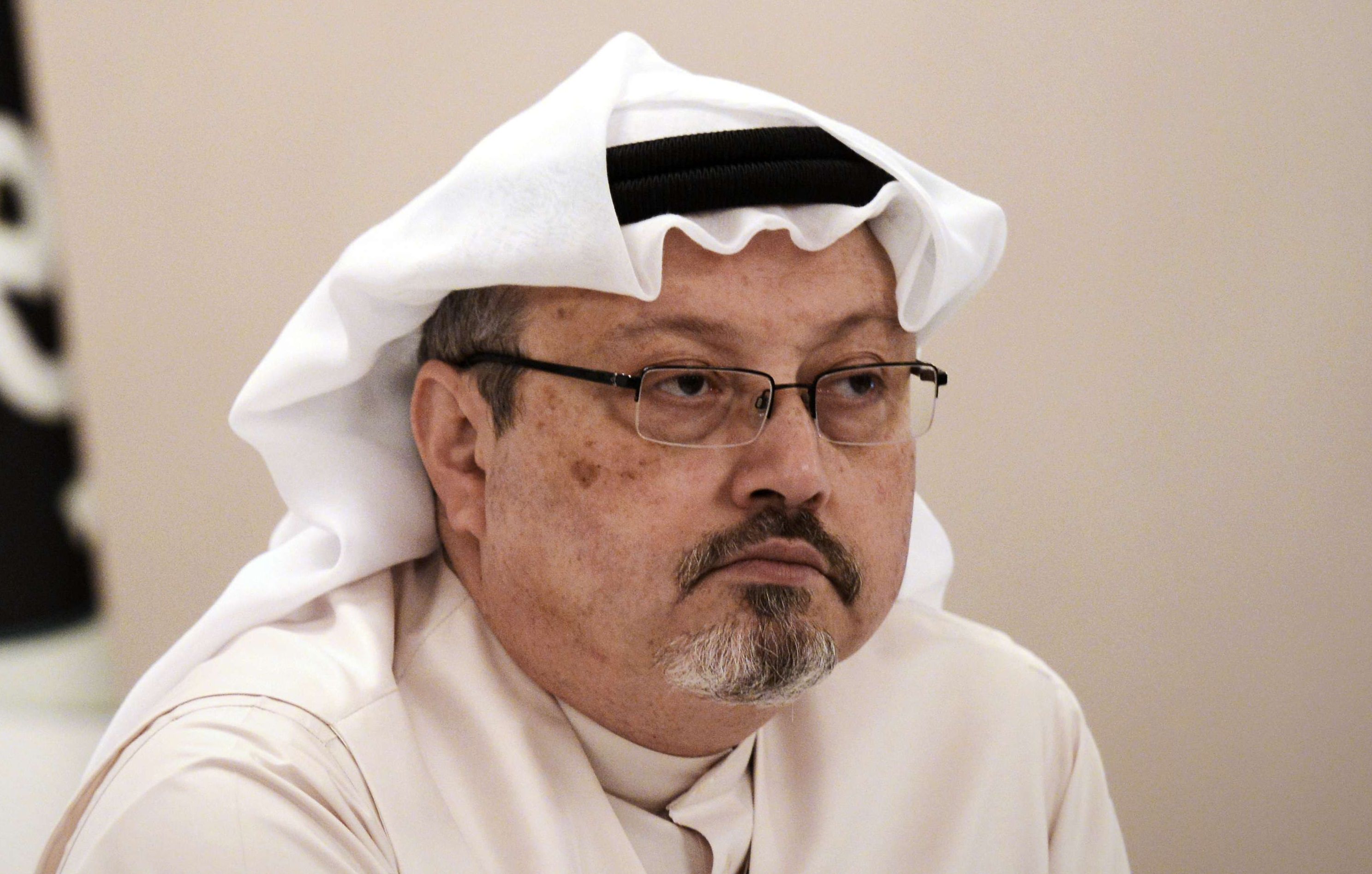 已故沙烏地阿拉伯知名記者哈紹吉。(AFP)