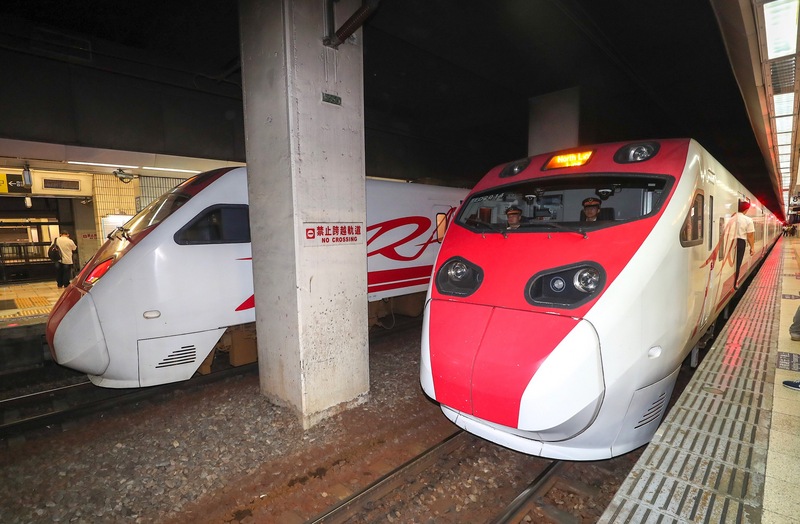 台鐵新自強號列車普悠瑪。(中央社)