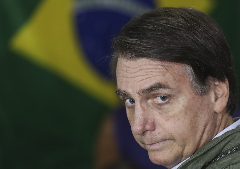 巴西總統當選人波索納洛(Jair Bolsonaro) (AFP)