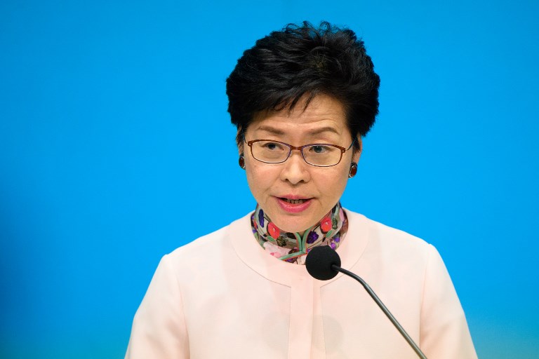 香港特首林鄭月娥(Carrie Lam) (AFP)