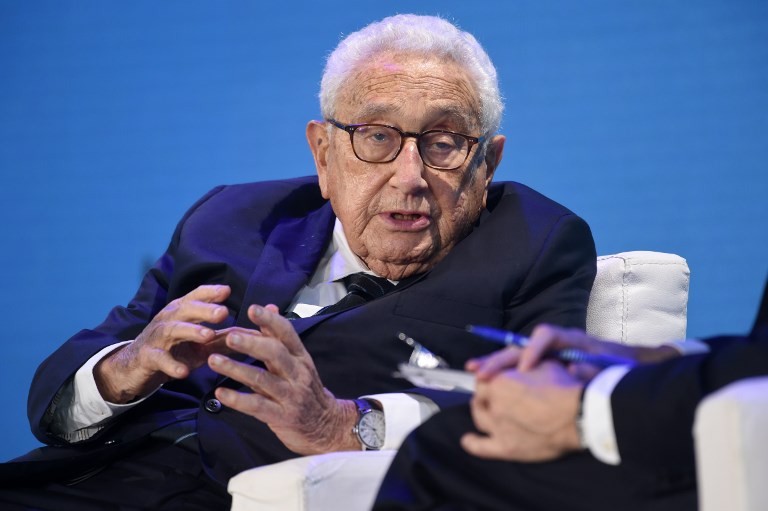 前美國國務卿季辛吉(Henry Kissinger)。(AFP)