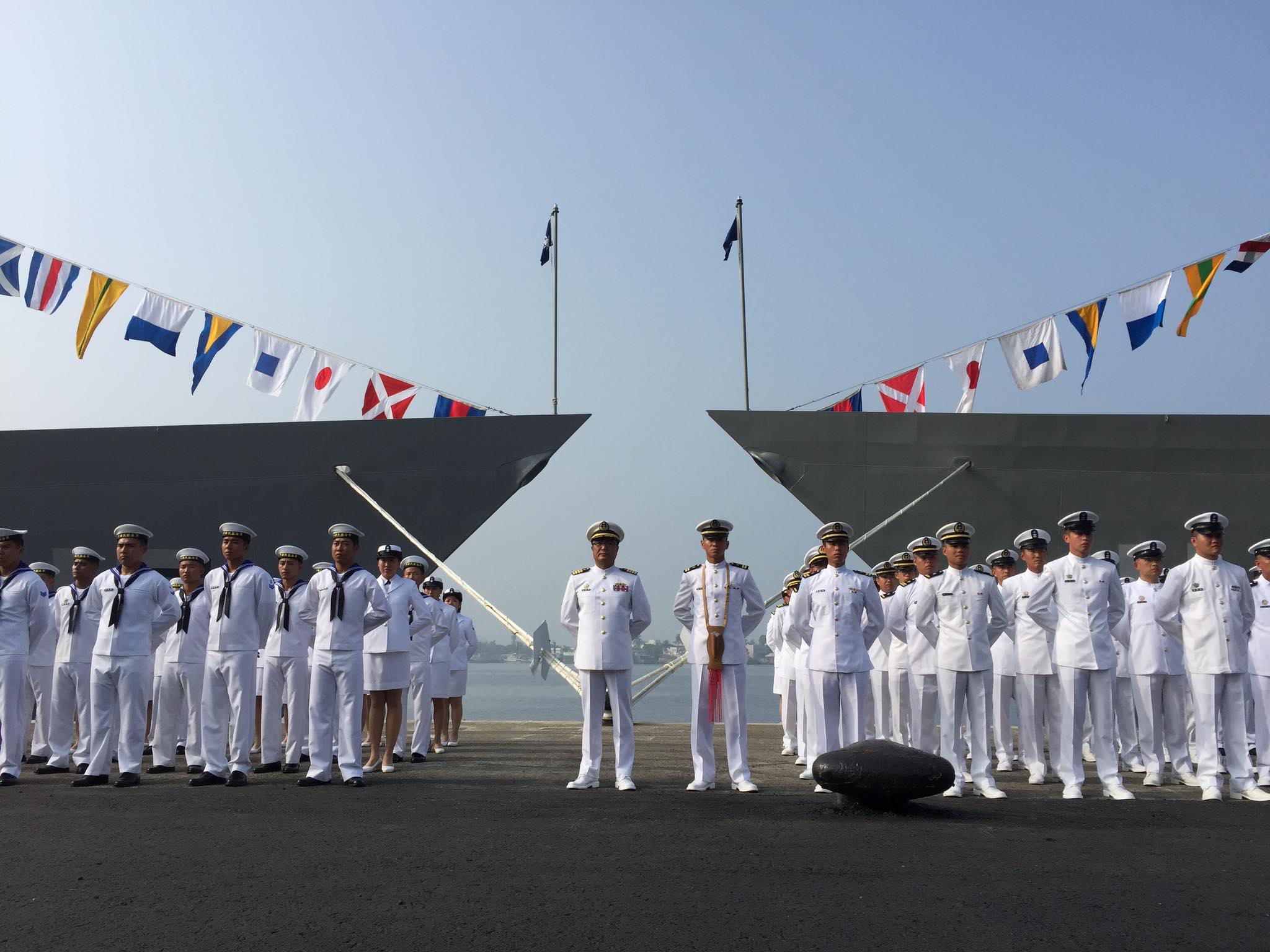 銘傳、逢甲成軍典禮。（蕭照平攝）