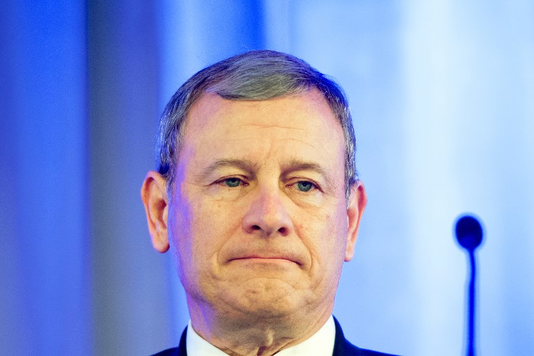 美國最高法院首席大法官羅伯茲(John Roberts)。(資料照/AFP)
