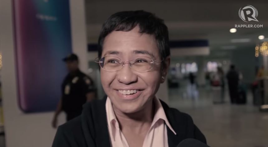 菲律賓記者瑞薩表示，對於政府打壓的回應只有一個：反擊。（Youtube）