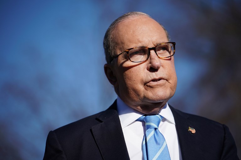 白宮經濟顧問柯德洛(Larry Kudlow) (AFP)