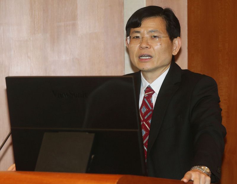 中研院經研所所長簡錦漢。(資料照片/CNA)