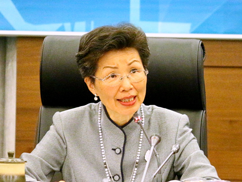 海基會董事長張小月 (央廣檔案/記者王照坤 攝)