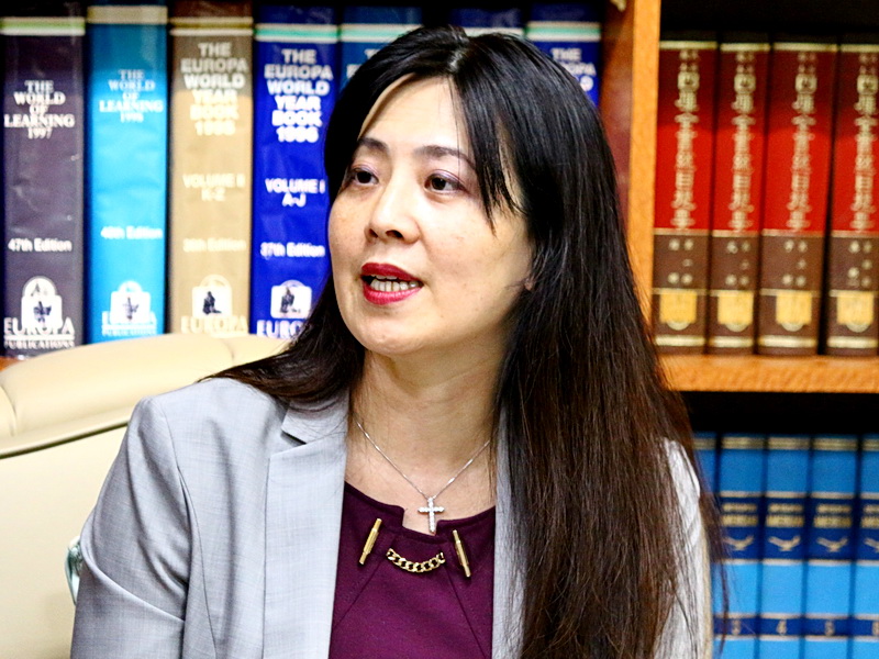 外交部公眾會副執行長歐江安11日表示，不排除中國介入烏拉圭給予我免簽一事的可能性 (央廣記者王照坤 攝)