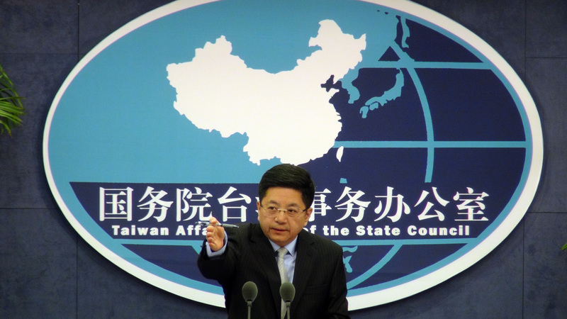 中國國台辦發言人馬曉光。(圖：中央社檔案照片)