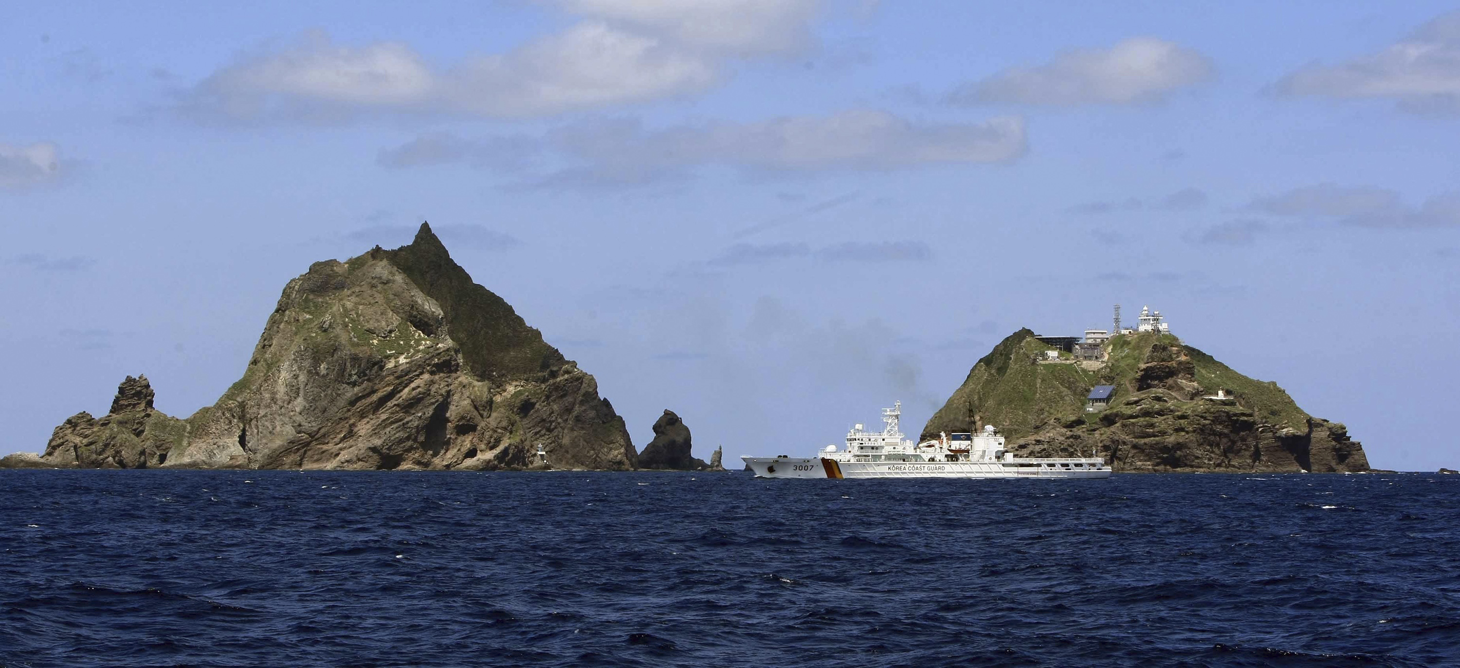 具主權紛爭的獨島(Dokdo)(日本稱竹島(Takeshima) (美聯社/達志影像)