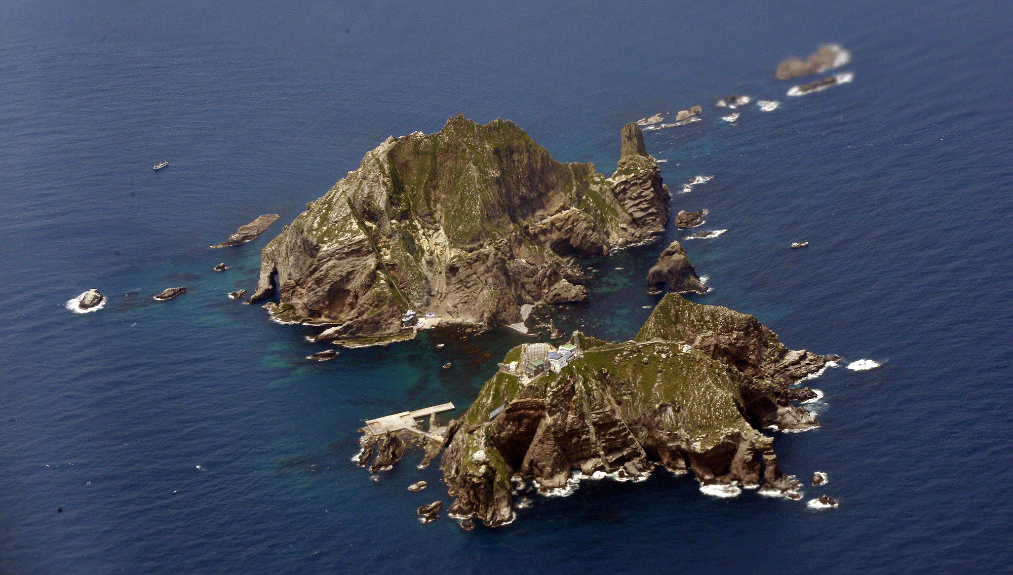 具主權紛爭的獨島(Dokdo)(日本稱竹島(Takeshima) (美聯社/達志影像)