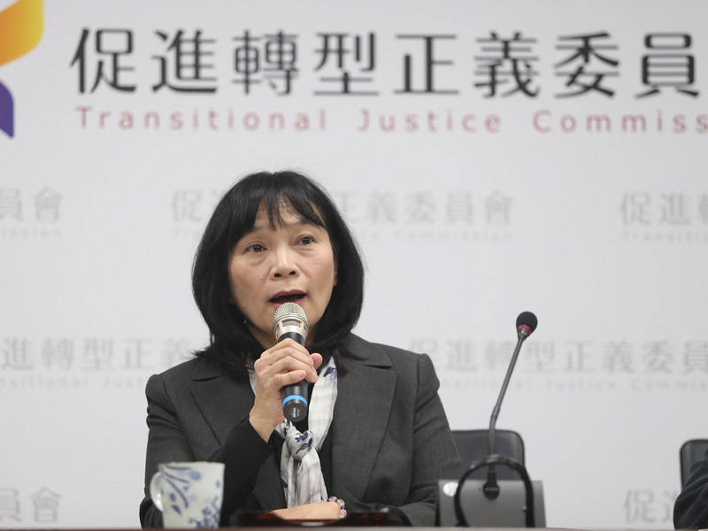 促轉會主委楊翠。(圖:中央社檔案照片)
