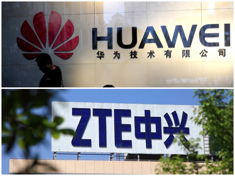 美國FCC要封殺國安威脅中企 華為中興上榜。(AFP)