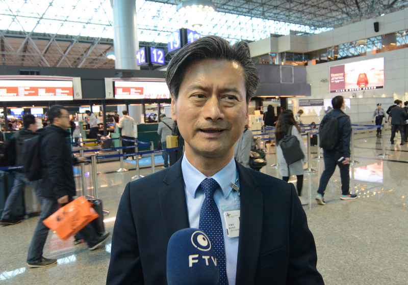 桃園國際機場航空公司代表聯席會主席王國安表示，雖然受影響航班數量目前仍在評估中，但應該不多。(圖：中央社)