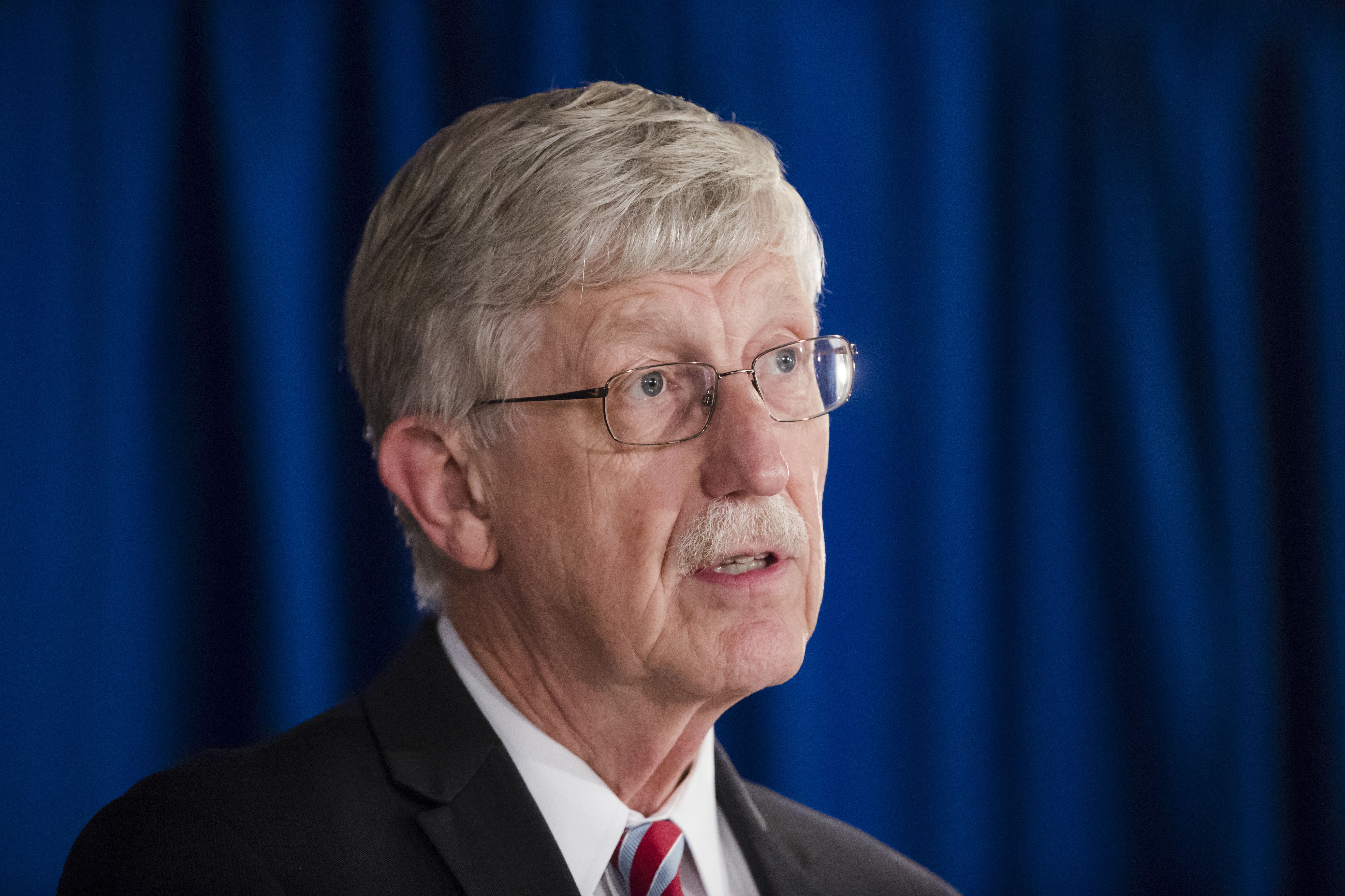 美國國家衛生研究院院長柯林斯博士 (Dr. Francis Collins) (美聯社/達志影像)
