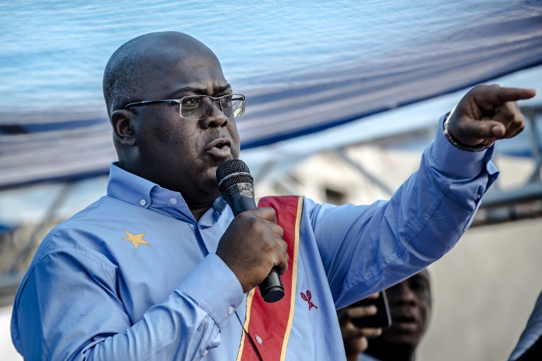民主剛果總統齊塞克迪(Felix Tshisekedi) (AFP)