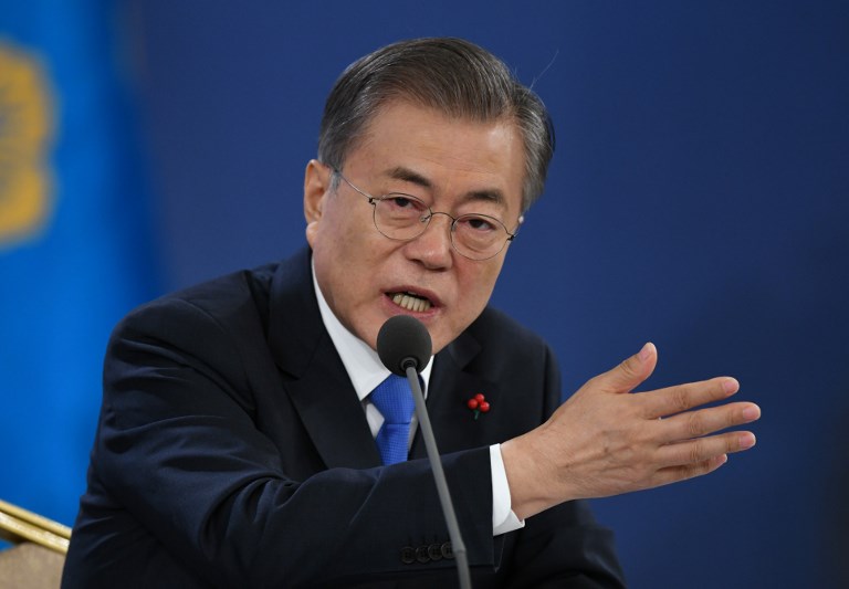 南韓總統文在寅(Moon Jae-in) (AFP)