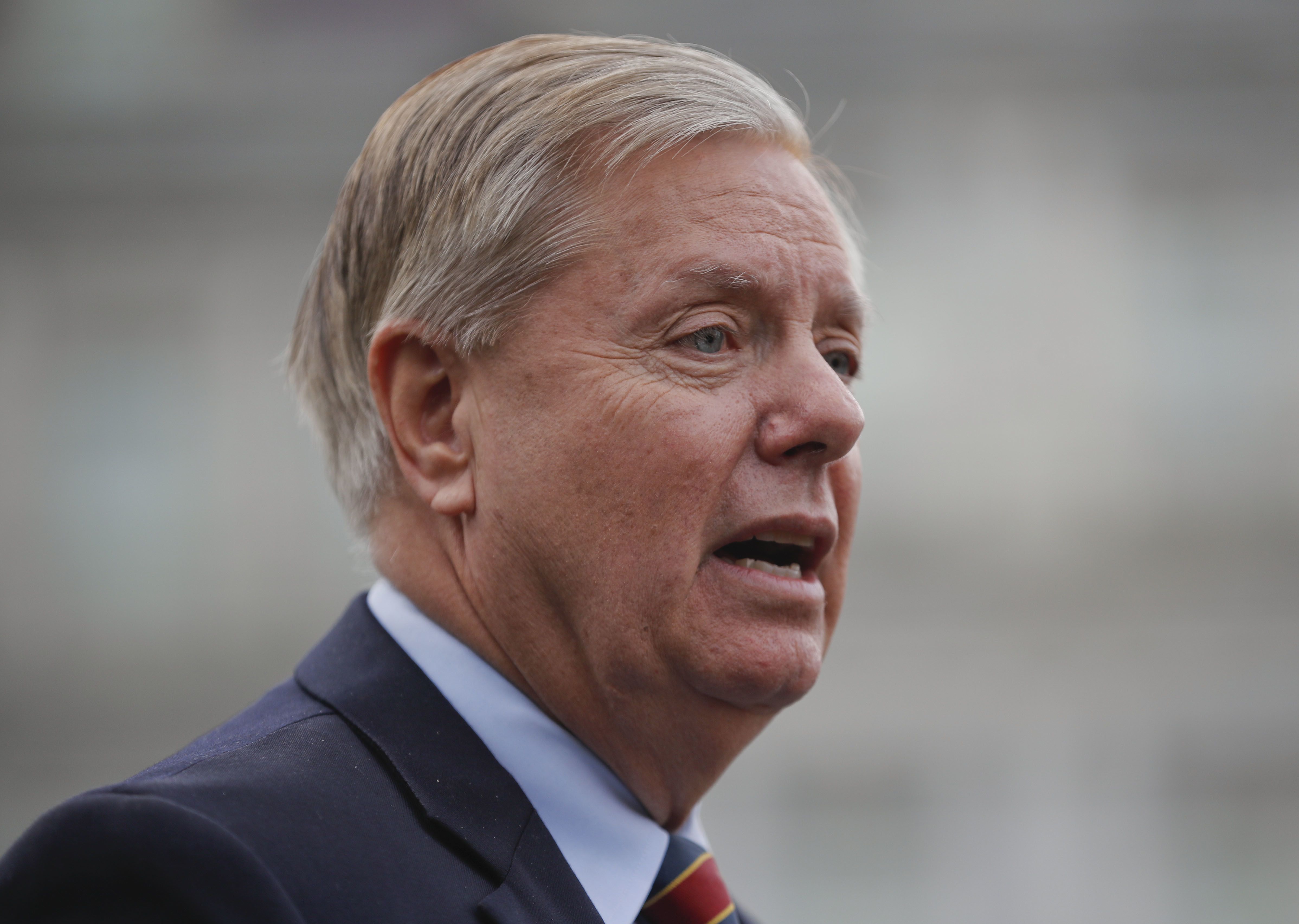 美國資深參議員葛蘭姆(Lindsey Graham)。(美聯社/達志影像)