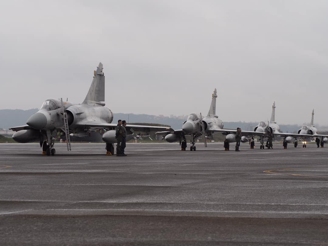 空軍幻象戰機。（蕭照平攝）