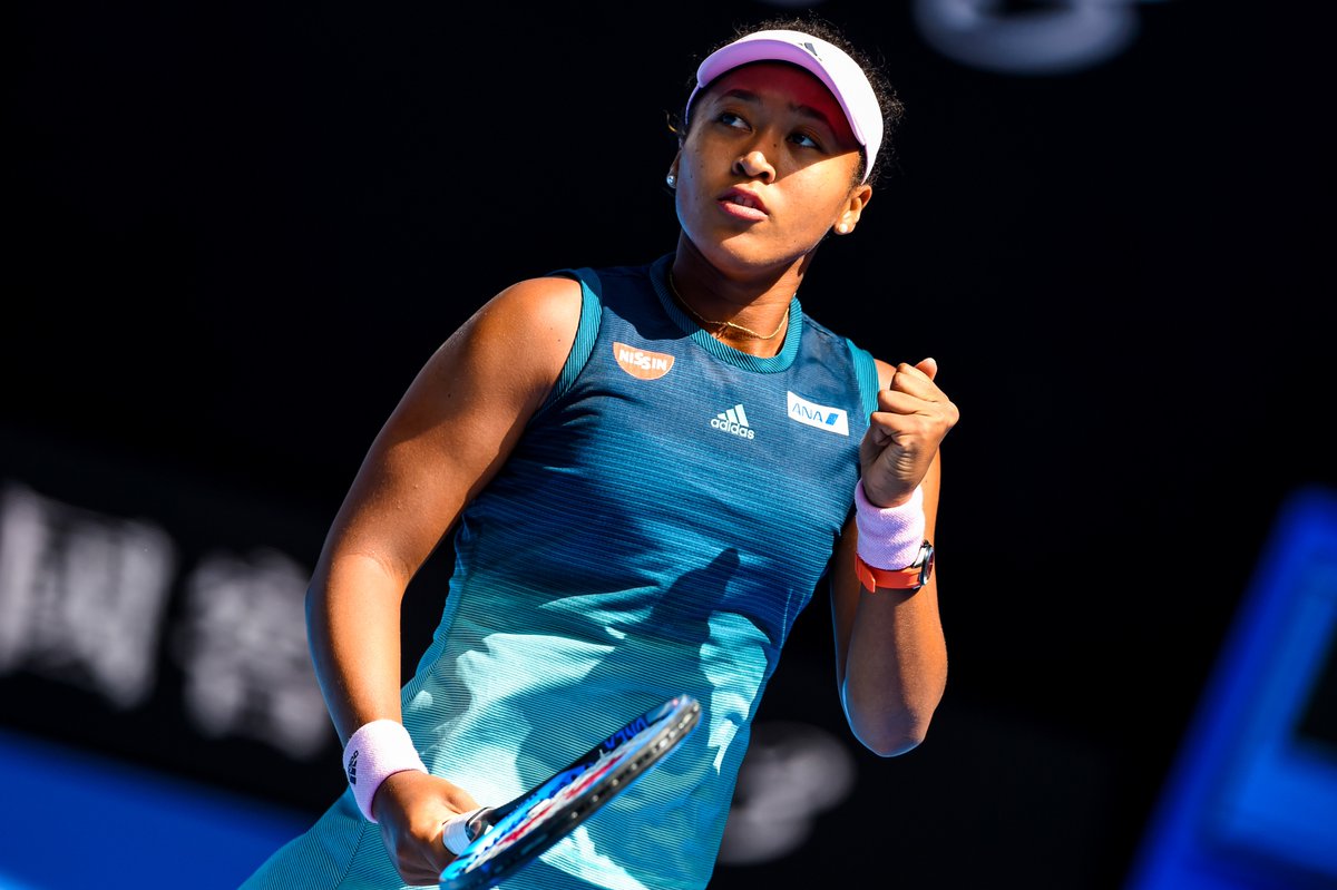 日本網球女將大坂直美(Naomi Osaka)。(圖:澳網推特)