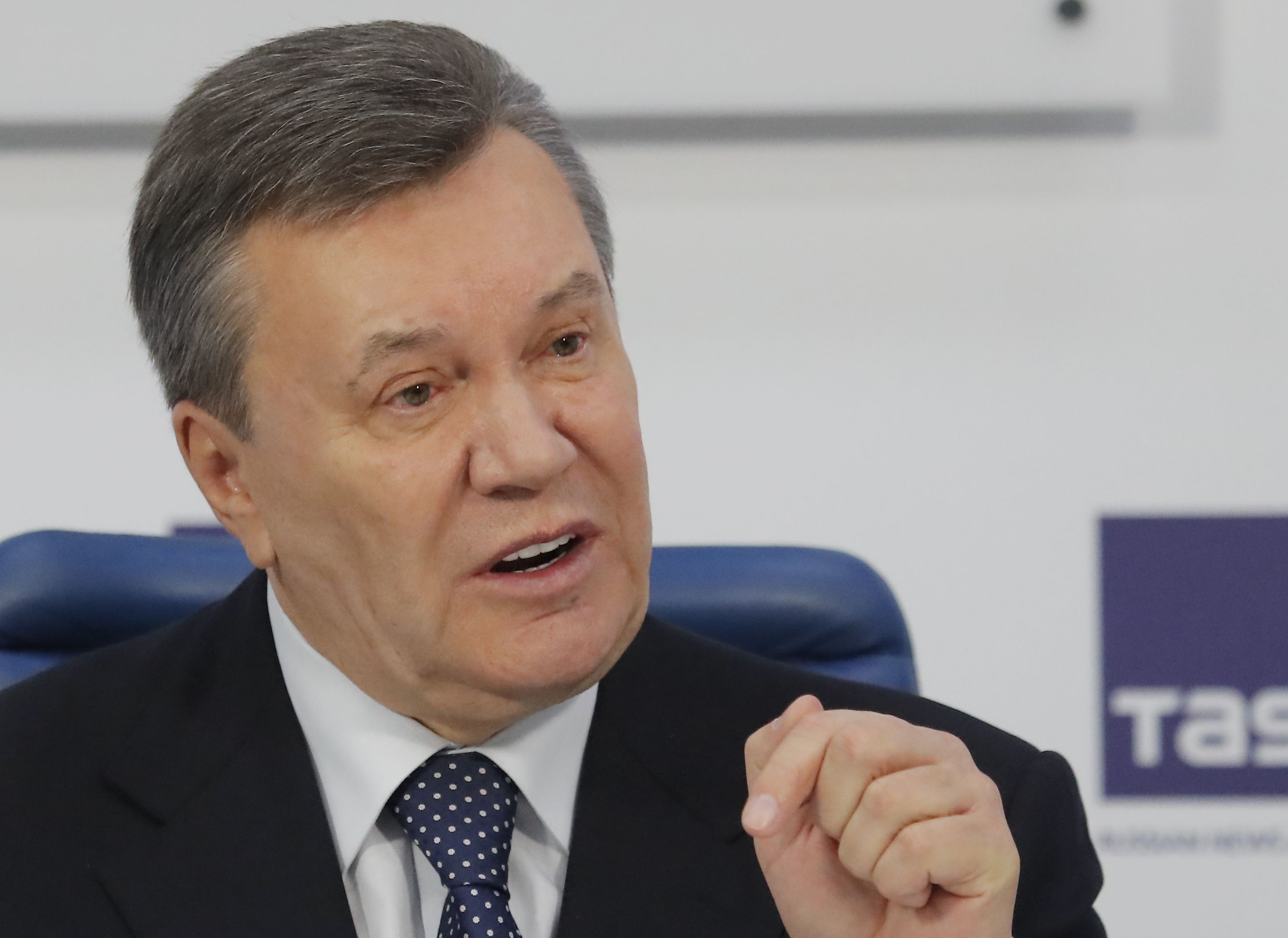 烏克蘭前總統亞努科維奇(Viktor Yanukovich)被歐盟制裁。(路透社/達志影像)