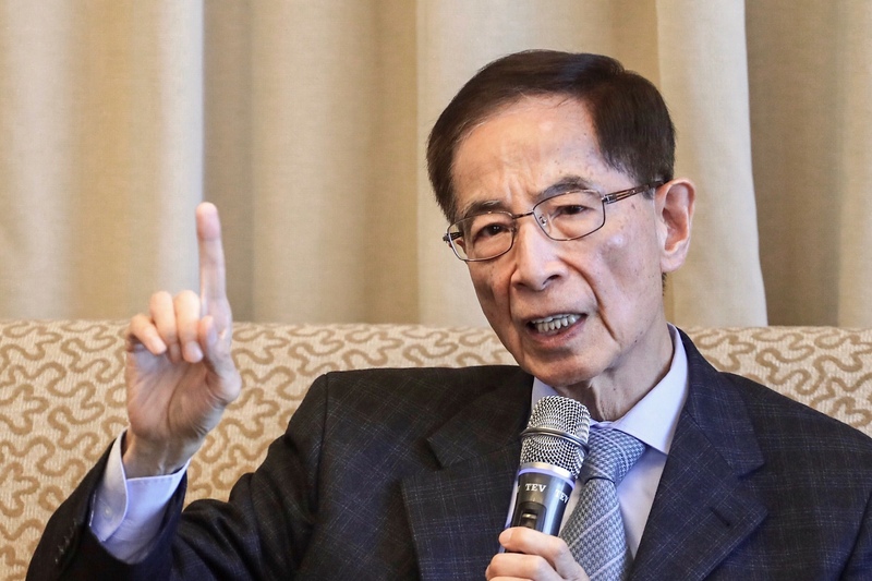 香港民主派大老李柱銘。(圖:中央社檔案照片)